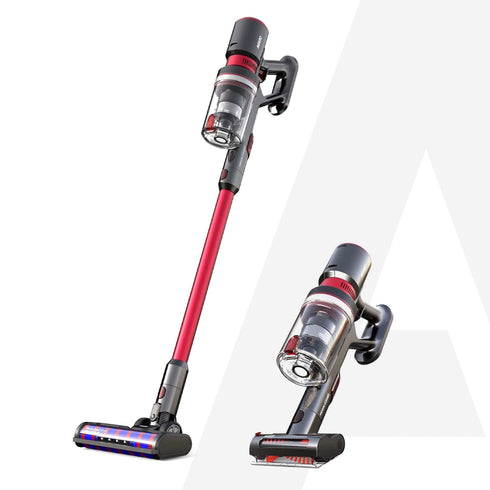 Supreme Cordless Stick Vacuum Cleaner,2In1 Handheld&Stick,400W Motor,25 Kpa Suction Power,3 Adjustable Suction Modes,Adjustable Head,Bagless Dry Vacumming,Red|Hepa Filter,0.5 Litre,1 Count